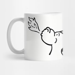 Dragon (black) Mug